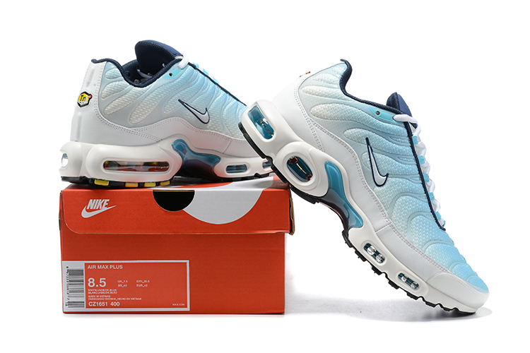 2021 Nike Air Max Plus Sky Blue White Running Shoes